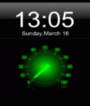 Clock and Meter of Battery