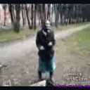 Бабуля зажигает